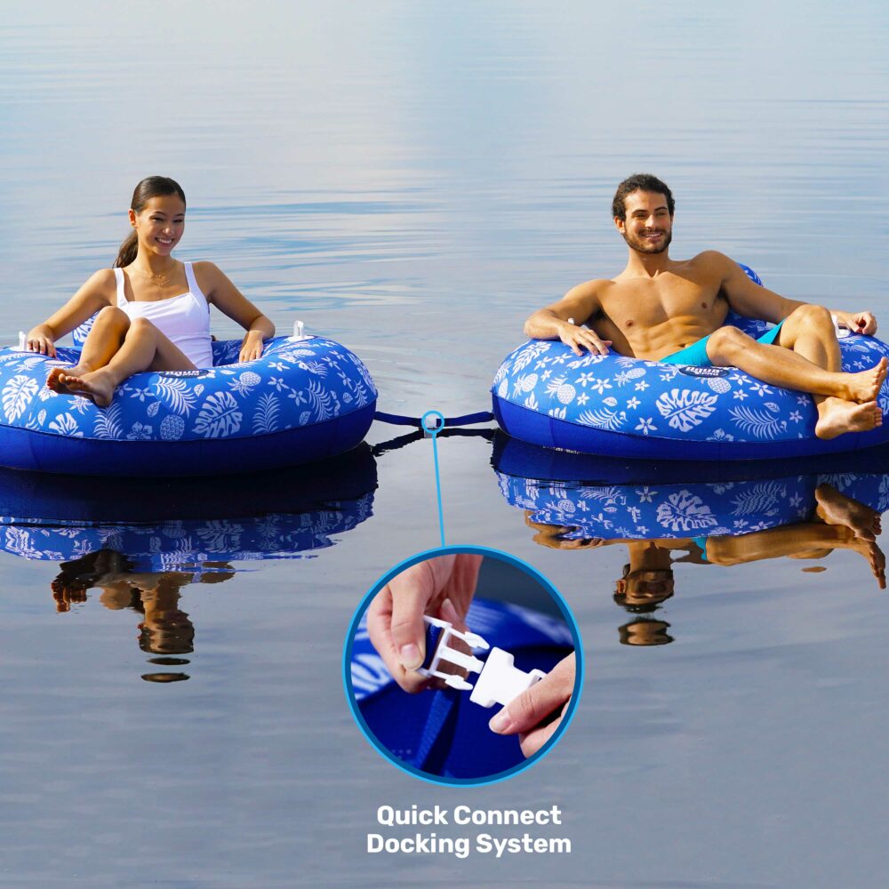 Htooq Pool Floats Adult, Inflatable Swimming Pool Floats For Large People, Heavy Duty Water Lake Floats No Pump Required Pool Rafts Lounger Chair, For