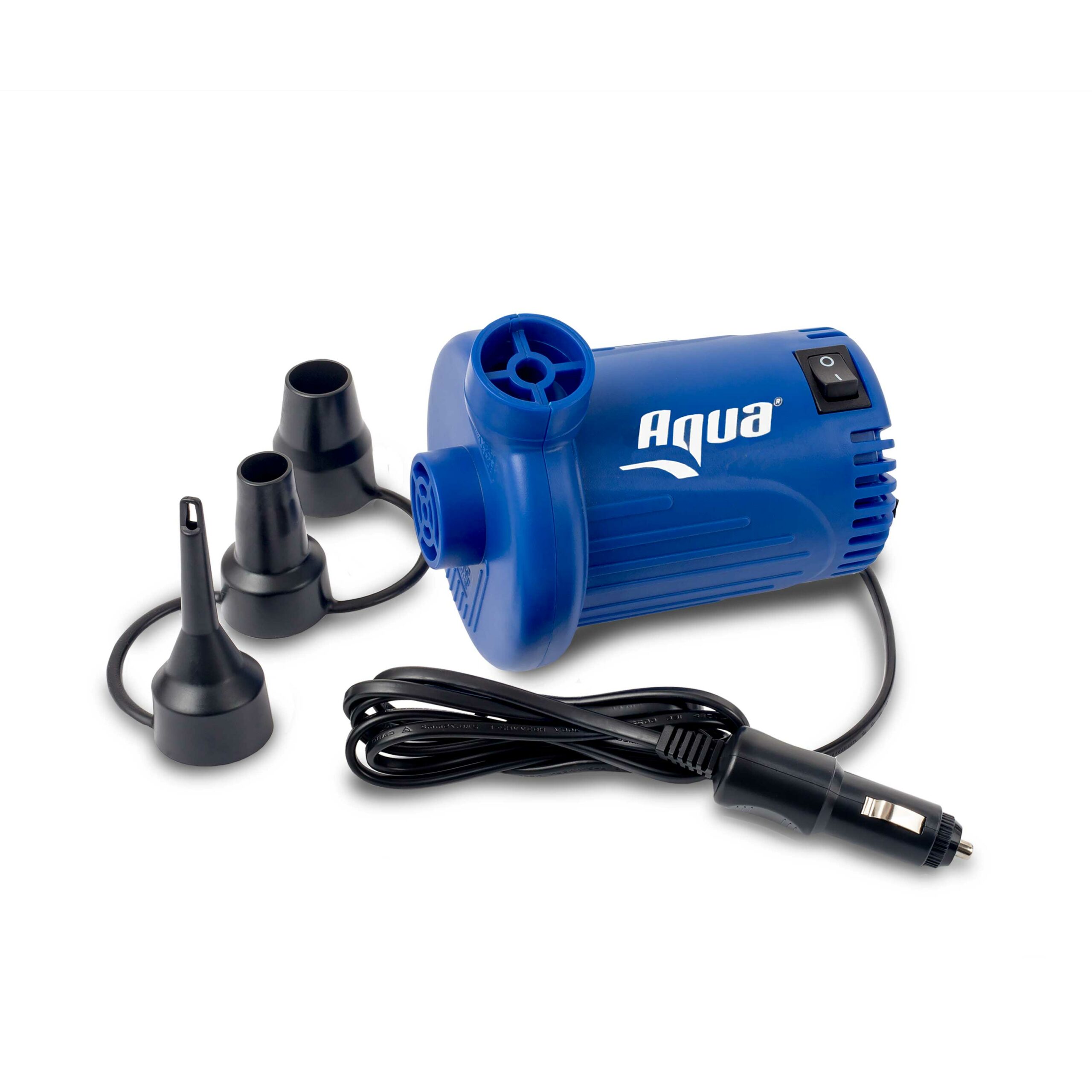 Aqua Heavy Duty Dual Action Inflating Hand Pump For Air Mattresses, Pool  Floats, And Inflatables With 4 Nozzle Adapters Attachments, Black : Target