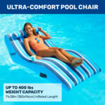 AZL17014P Ultra Cushioned Comfort Lounge Blue Stripe