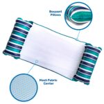 XL 4-in-1 Monterey Hammock in Teal with White/Navy Stripes