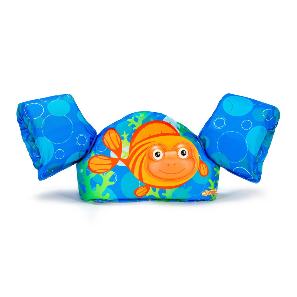 SwimSchool 3D Fish Graphic Tot Swimmer Vest | Aqua-Leisure