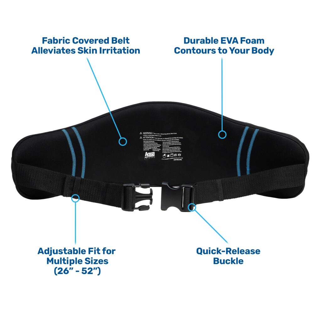AquaFitness Deluxe Flotation Belt with Chlorine Resistant Foam for