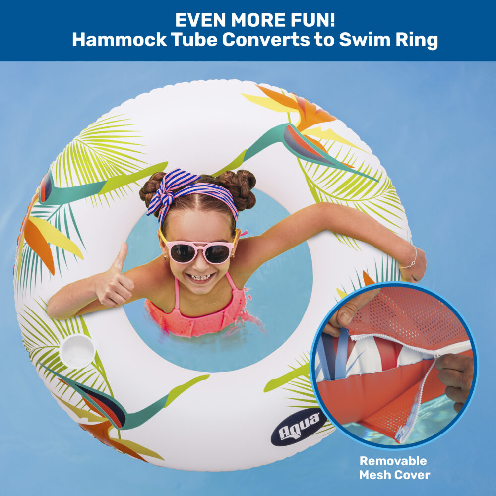 36″ Pool Hammock Tube  Inflatable Pool Float - Aqua-Leisure