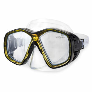 DPM15873BLEA - Makena Adult Dive Mask - Yellow