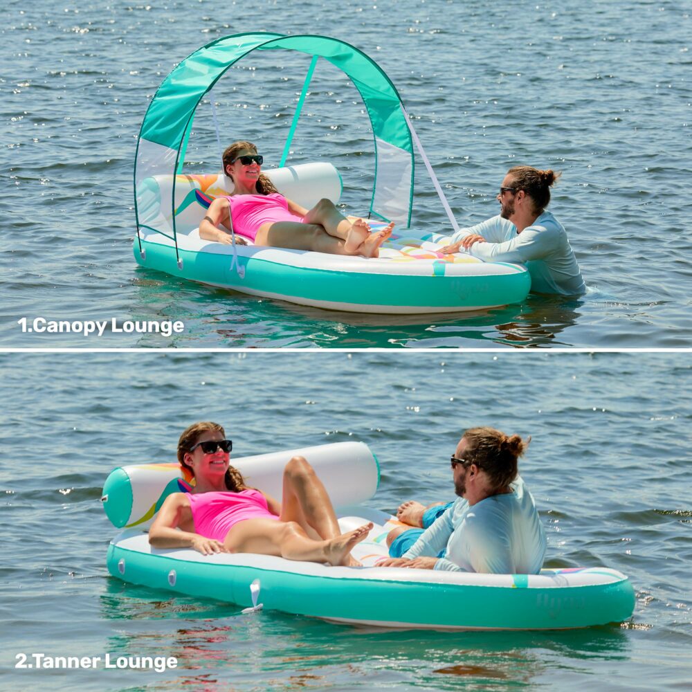 Pool Floats with Canopy  Lake Float with Shade for Adults