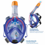 DPM17478LBLEA - Frontier Full Face Dive Mask